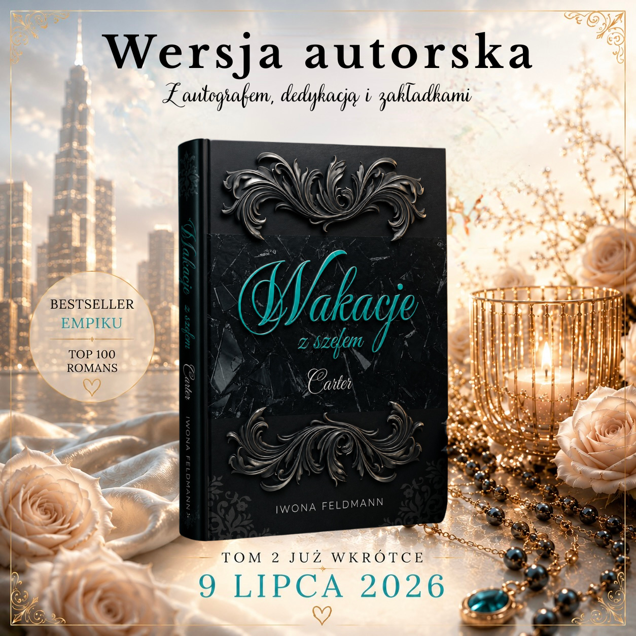 Wakacje z szefem. Carter, Tom 2 – romans biurowy